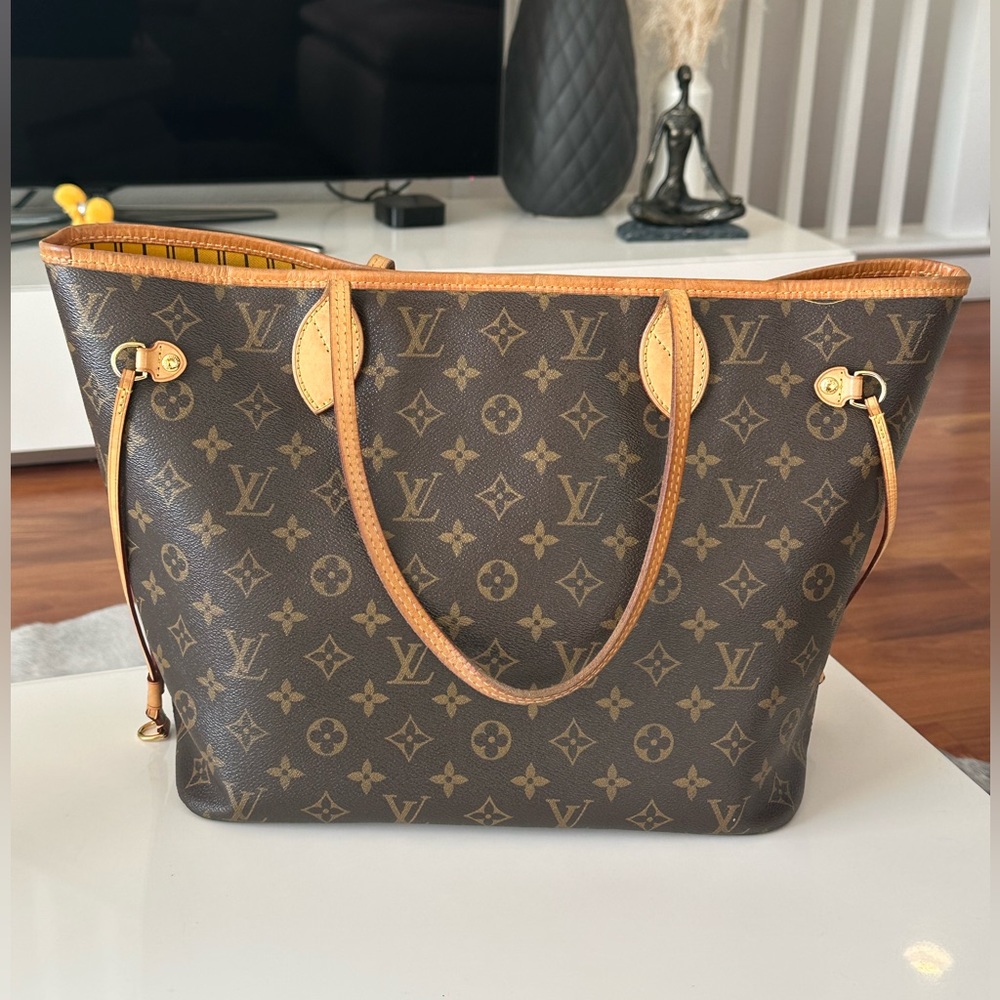 Louis Vuitton Neverfull Tote MM Brown Canvas Monogram - Picture 8 of 16